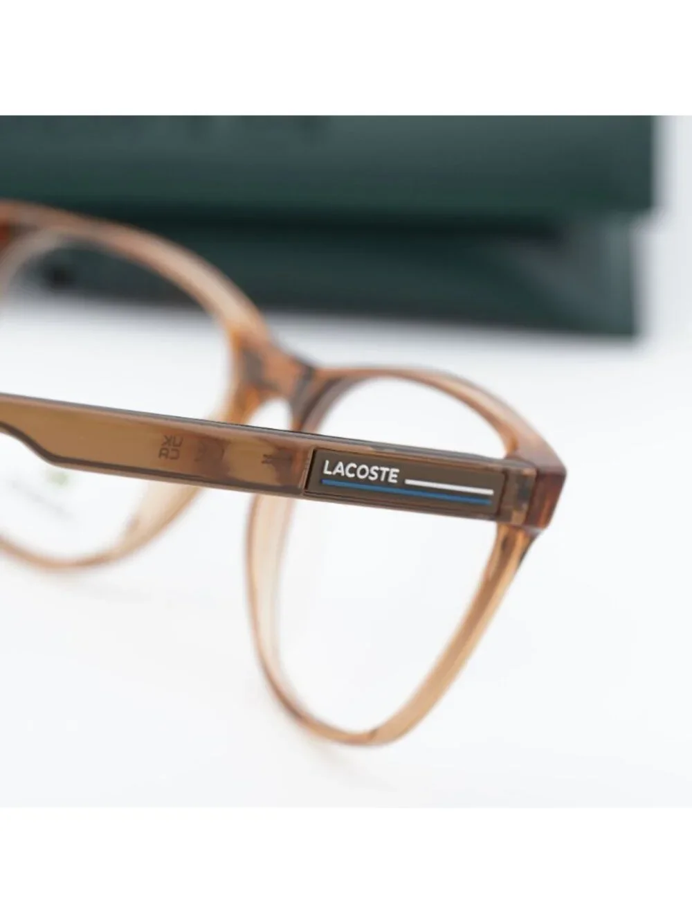 Lacoste L2979 N 210 Square 54mm Eyeglasses - Transparent Brown